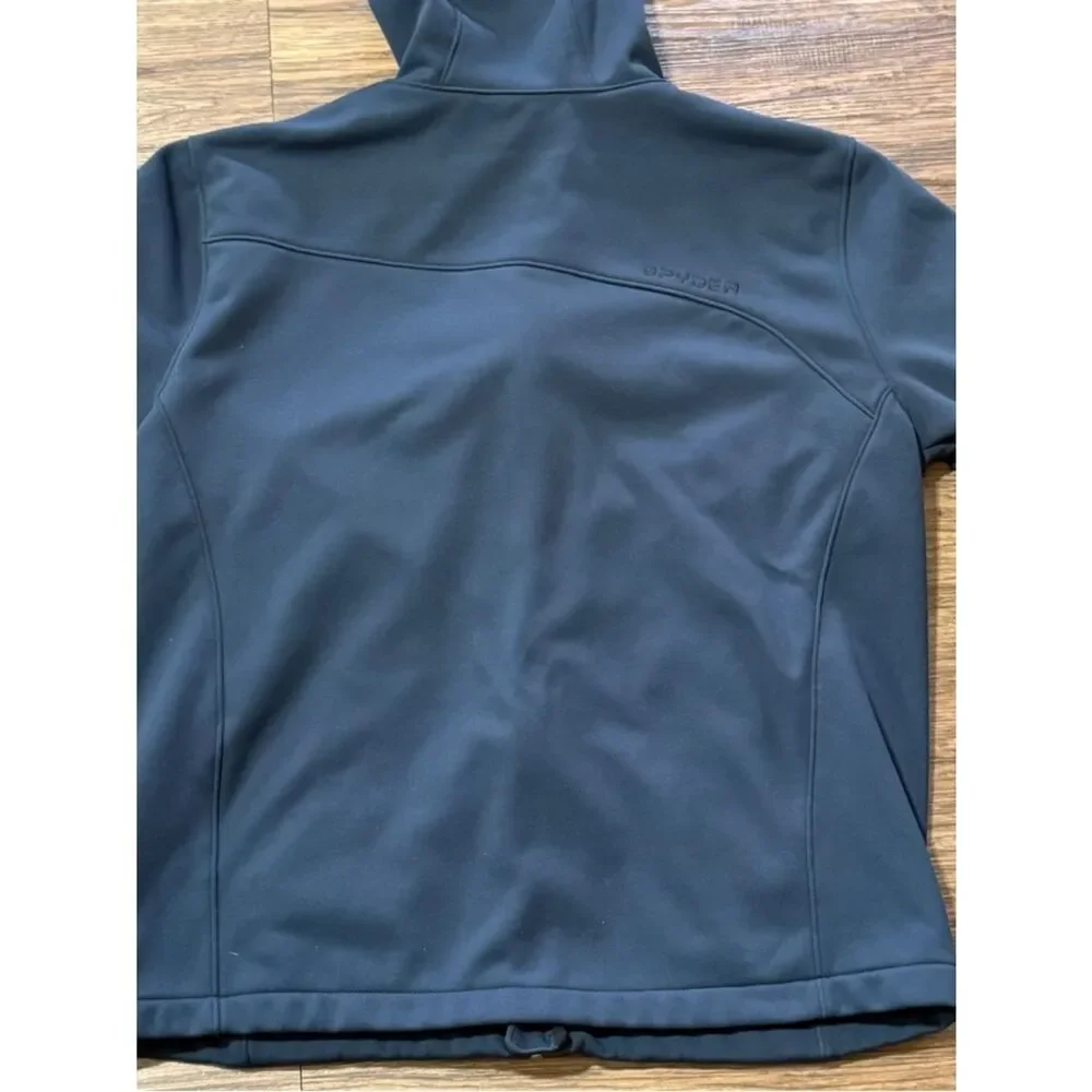 SPYDER MEN'S TRANSFORM HOODED SOFT SHELL JACKET, COLOR: POLAR (Dark Blue) Large